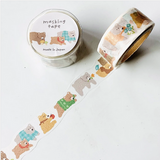 Japanese Die-Cut Washi Masking Tape / Bear