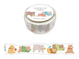 Japanese Die-Cut Washi Masking Tape / Bear