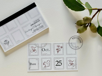 Letterpress Label Book / Mini Stamp Label