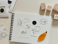 Hutte Paper Flake Sticker Pack / Postmarks