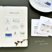 Hutte Paper Flake Sticker Pack / Autumn Forest