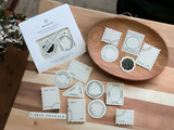 Hutte Paper Flake Sticker Pack / Postmarks