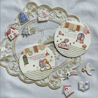 "Little & Dear" Flake Stickers / Home