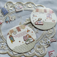 "Little & Dear" Flake Stickers / Home