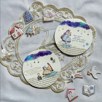 "Little & Dear" Flake Stickers / Home
