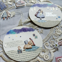 "Little & Dear" Flake Stickers / Home