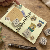Dayan the Cat Kraft Stickers