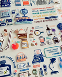 Clear Roll Sticker / eric