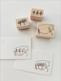 nonco hanco Rubber Stamp / R-117 Winter Cherry Tree
