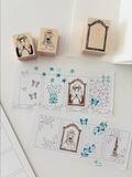 nonco hanco Rubber Stamp / R-111 Dress-Up Girl