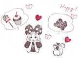 nonco hanco Rubber Stamp / R-82 Daydream Girl
