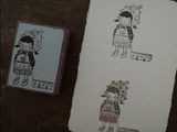 Hanen Studio x  Kaia Rubber Stamps Freckles Girls Vol.2 / Girl 13