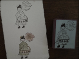 Hanen Studio x  Kaia Rubber Stamps Freckles Girls Vol.2 / Girl 17