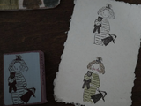 Hanen Studio x  Kaia Rubber Stamps Freckles Girls Vol.2 / Girl 19
