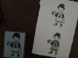 Hanen Studio x  Kaia Rubber Stamps Freckles Girls Vol.2 / Girl 20
