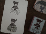Hanen Studio x  Kaia Rubber Stamps Freckles Girls Vol.2 / Girl 21