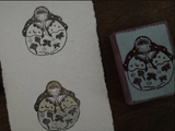 Hanen Studio x  Kaia Rubber Stamps Freckles Girls Vol.2 / Girl 22