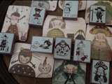 Hanen Studio x  Kaia Rubber Stamps Freckles Girls Vol.2 / Girl 20