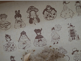 Hanen Studio x  Kaia Rubber Stamps Freckles Girls Vol.2 / Girl 20