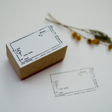 Covo Design Original Stamp / Memo