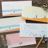 Taku Bannai Memo Pad / Writing Paper - Seaside