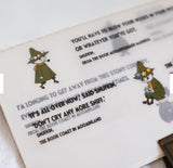[jr.Journal X Moomin] PET Tape / Snufkin