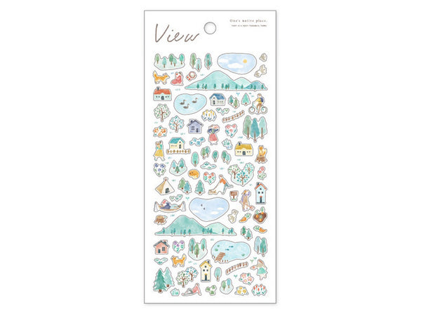 "View" Sheet of Stickers / 10AM