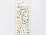 "View" Sheet of Stickers / 4PM