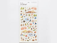 "View" Sheet of Stickers / 6PM