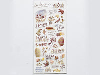 Warble Sheet of Stickers - Brown
