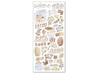 Warble Sheet of Stickers - Brown