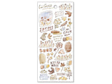 Warble Sheet of Stickers - Brown