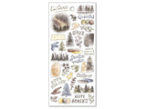 Warble Sheet of Stickers - Gray