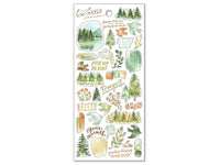 Warble Sheet of Stickers - Green