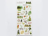 Warble Sheet of Stickers - Green