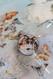 15% off - Meow Illustration / Beautiful Butterfly Glossy PET tape with Iridescent