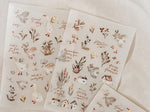 Meow Illustration / Woodland Story Transfer Stickers