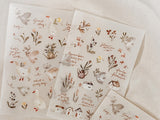 Meow Illustration / Woodland Story Transfer Stickers