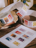 Meow Illustration Label Sticker Roll / The Gallery