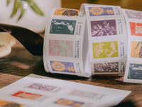 Meow Illustration Label Sticker Roll / The Gallery