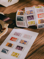 Meow Illustration Label Sticker Roll / The Gallery