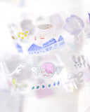dodolulu doremi Pre-cut Clear Sticker Roll / When Birds Sing