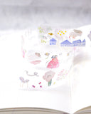 dodolulu doremi Pre-cut Clear Sticker Roll / When Birds Sing