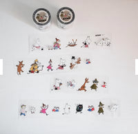 [jr.Journal X Moomin] PET Tape / Moomin & Friends (kiss-cut)