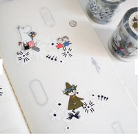 [jr.Journal X Moomin] PET Tape / Moomin & Friends (kiss-cut)