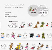 [jr.Journal X Moomin] PET Tape / Moomin & Friends (kiss-cut)