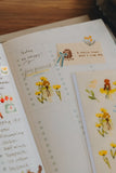 Meow Illustration / Whispers in the Flower Field 2 Washi Sticker