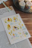Meow Illustration / Whispers in the Flower Field 2 Washi Sticker