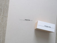 YOHAKU Original Stamp / S-016 Thank You