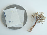 YOHAKU x CHECK&STRIPE Notepad / YC-029 Winter Haze (フユガスミ)
